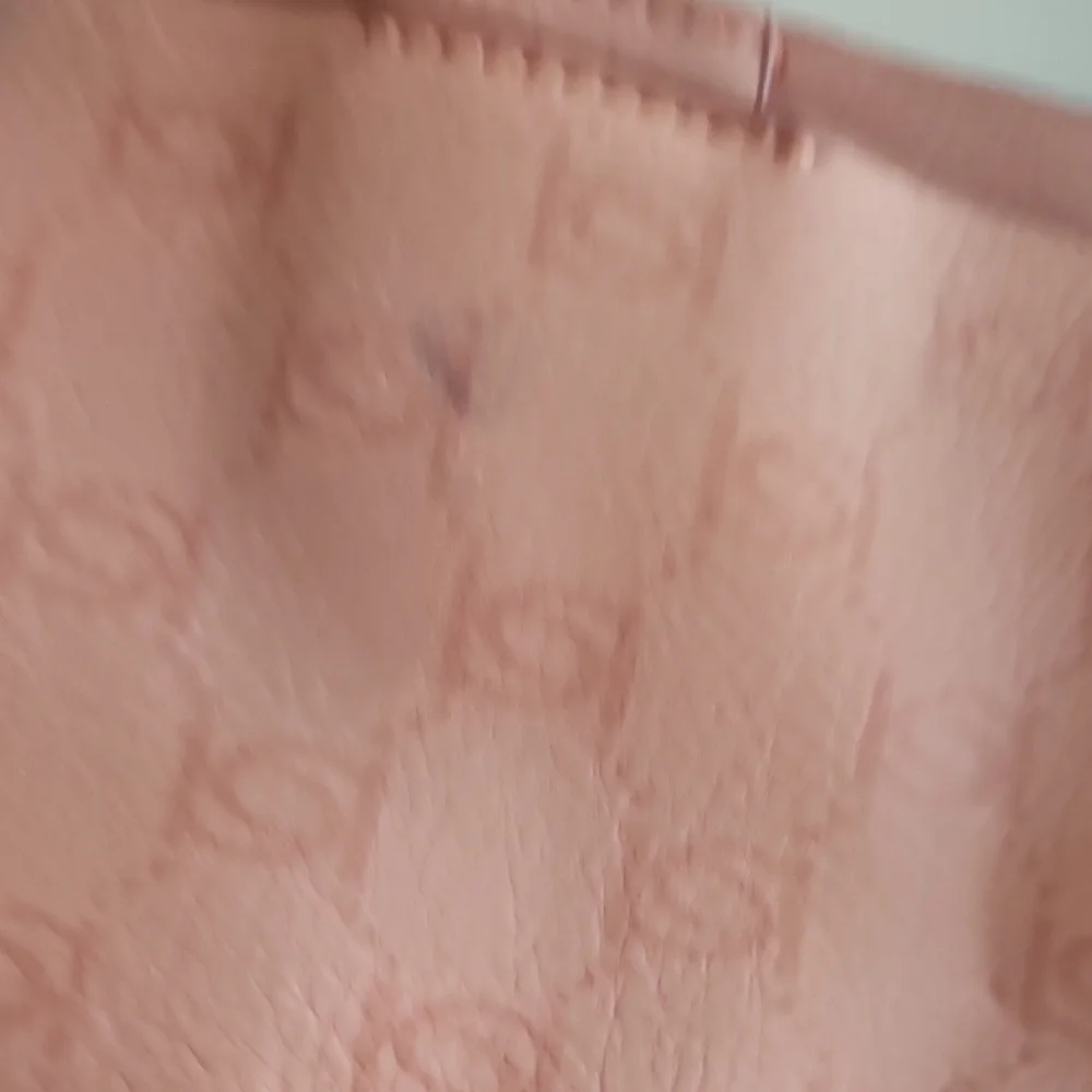 Large BEBE Peachy Pink Tote Bag